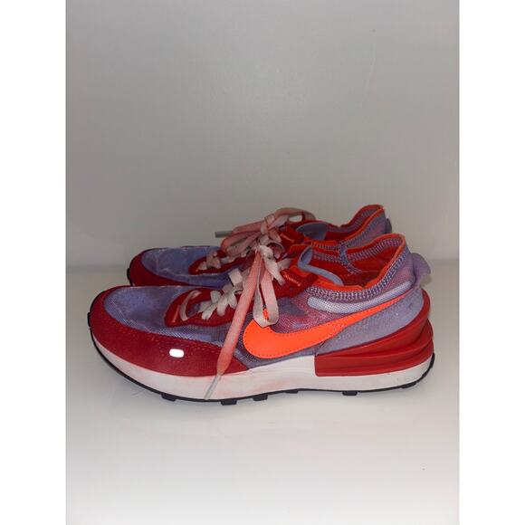 Nike Waffle One Sneaker Sz 7 Women’s Team ORANGE /HYPER CRIMSON DC2533-800 Color - Picture 2 of 7